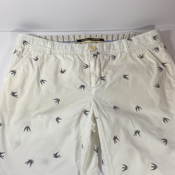 Anthropologie Daughters of the Liberation Chino with Embroidered Birds - Picture 3 of 14